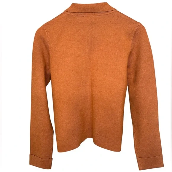 T Tahari Collar Button Front Cardigan - Picture 5 of 6